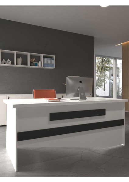 Festival Ofis Masası - OFİS-10-1-4-120X75 Beyaz - Antrasit modelleri