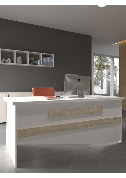 Festival Ofis Masası - OFİS-10-1-8-160 x 60 Beyaz - Travelter modelleri
