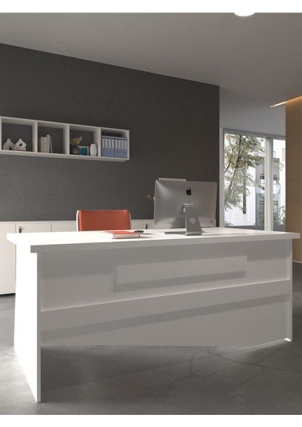 Festival Ofis Masası - OFİS-10-1-1-180X75 Beyaz - Beyaz modelleri