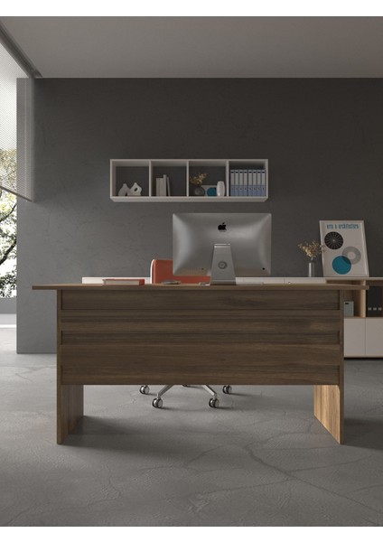 Festival Ofis Masası - OFİS-1-2-2-180X75 Beyaz - Ceviz fiyatları