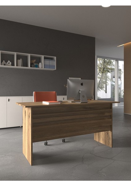 Festival Ofis Masası - OFİS-1-2-2-180X75 Beyaz - Ceviz modelleri