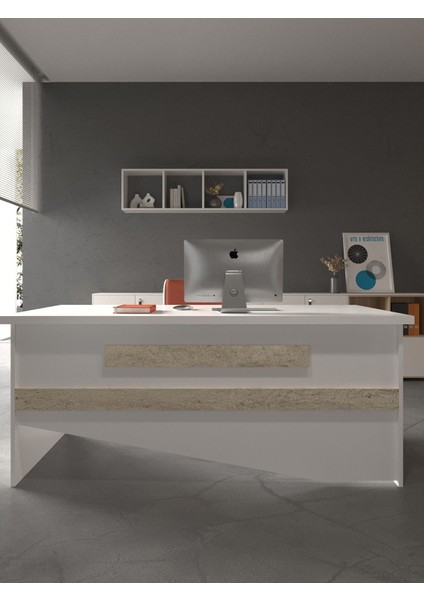 Festival Ofis Masası - OFİS-10-1-8-180X75 Beyaz - Travelter