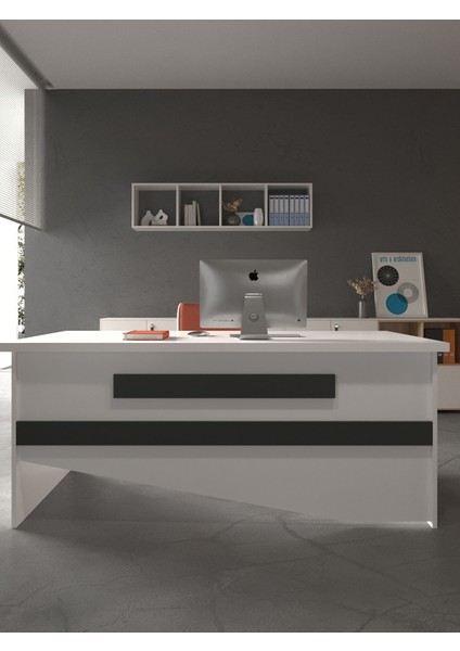 Festival Ofis Masası - OFİS-10-1-4-120 x 90 Beyaz - Antrasit fiyatları