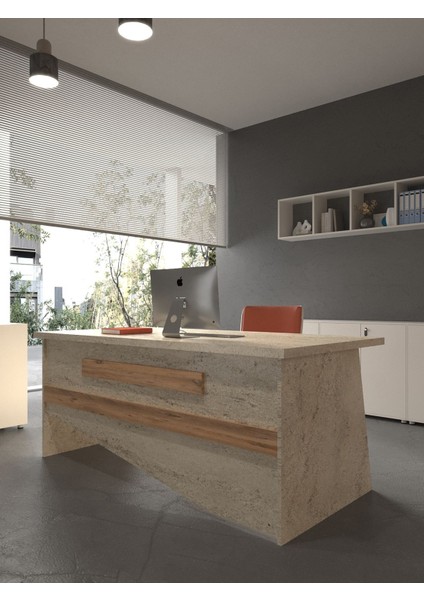 Festival Ofis Masası - OFİS-10-8-6-160X60 Beyaz - Çam