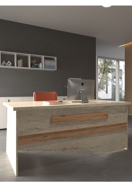 Festival Ofis Masası - OFİS-10-8-6-160X60 Beyaz - Çam modelleri