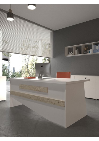 Festival Ofis Masası - OFİS-10-1-8-140X90 Beyaz - Travelter