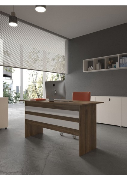 Festival Ofis Masası - OFİS-1-2-1-140X60 Beyaz - Beyaz