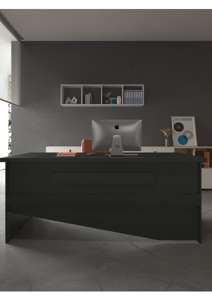 Festival Ofis Masası - OFİS-10-4-4-160X75 Beyaz - Antrasit modelleri