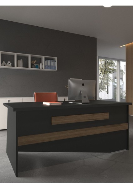 Festival Ofis Masası - OFİS-10-4-2-160X75 Beyaz - Ceviz modelleri