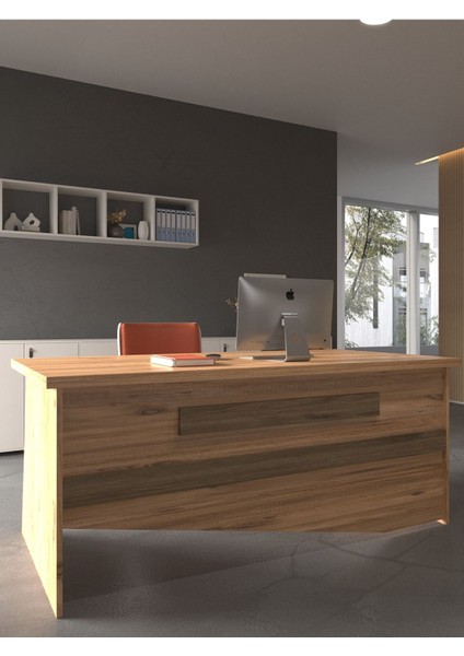 Festival Ofis Masası - OFİS-10-6-2-160X90 Beyaz - Ceviz modelleri