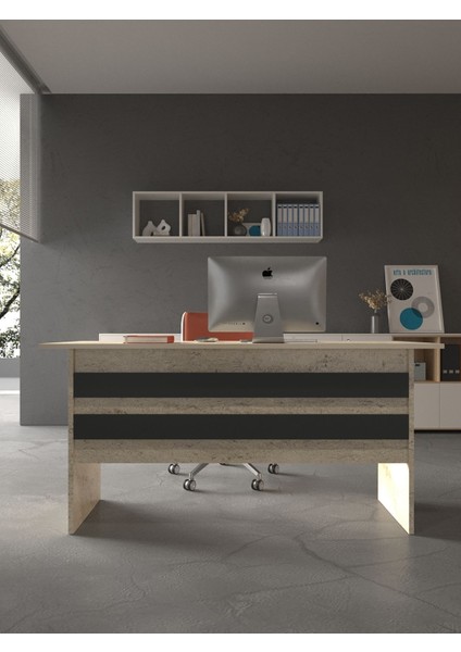 Festival Ofis Masası - OFİS-1-8-4-140X75 Beyaz - Antrasit fiyatları