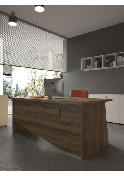 Festival Ofis Masası - OFİS-10-2-2-160X75 Beyaz - Ceviz