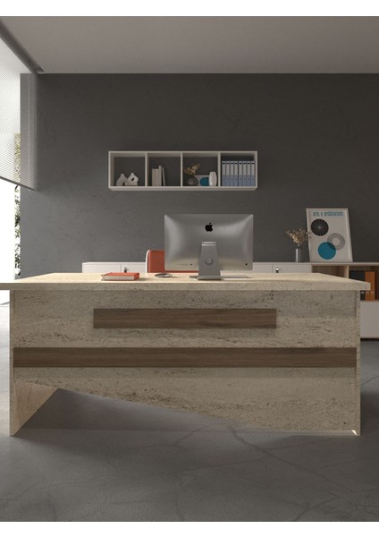 Festival Ofis Masası - OFİS-10-8-2-140X90 Beyaz - Ceviz fiyatları