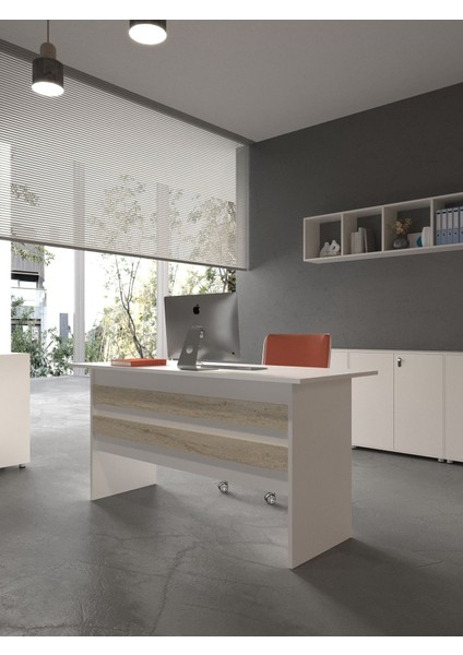 Festival Ofis Masası - OFİS-1-1-8-120 x 75 Beyaz - Travelter