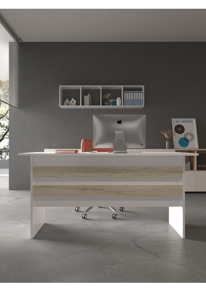Festival Ofis Masası - OFİS-1-1-8-120 x 75 Beyaz - Travelter