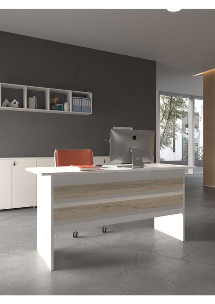 Festival Ofis Masası - OFİS-1-1-8-120 x 75 Beyaz - Travelter
