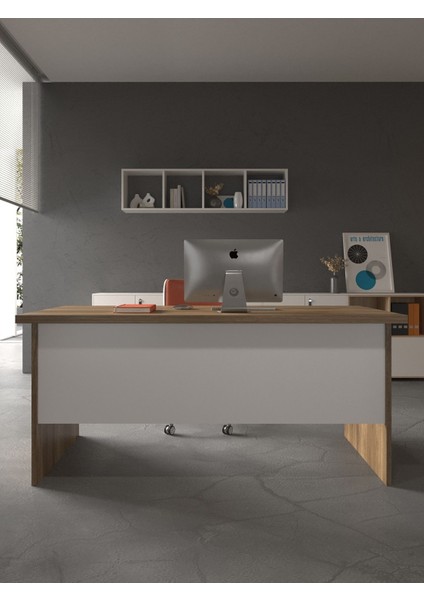 Festival Ofis Masası - OFİS-2-2-1-140X90 Beyaz - Beyaz
