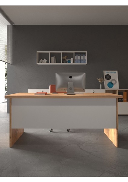 Festival Ofis Masası - OFİS-2-6-1-120 x 60 Beyaz - Beyaz
