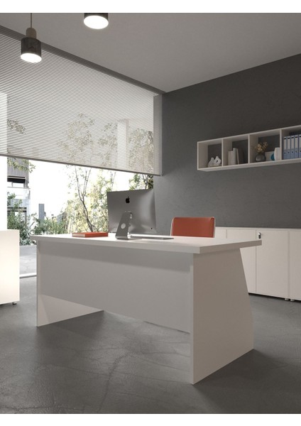 Festival Ofis Masası - OFİS-2-1-1-180X75 Beyaz - Beyaz