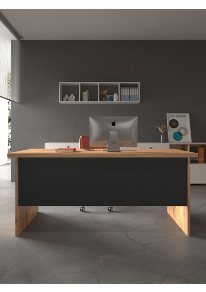 Festival Ofis Masası - OFİS-2-6-4-160X75 Beyaz - Antrasit