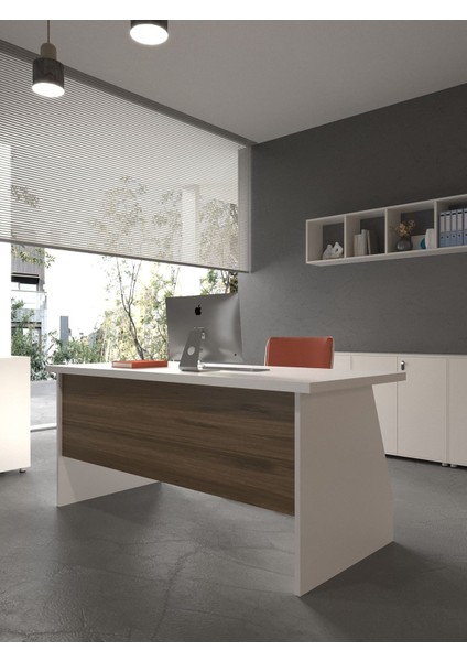 Festival Ofis Masası - OFİS-2-1-2-160X60 Beyaz - Ceviz