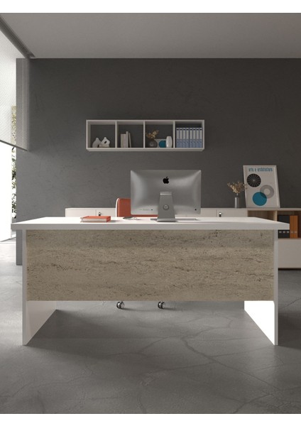 Festival Ofis Masası - OFİS-2-1-8-140X90 Beyaz - Travelter fiyatları