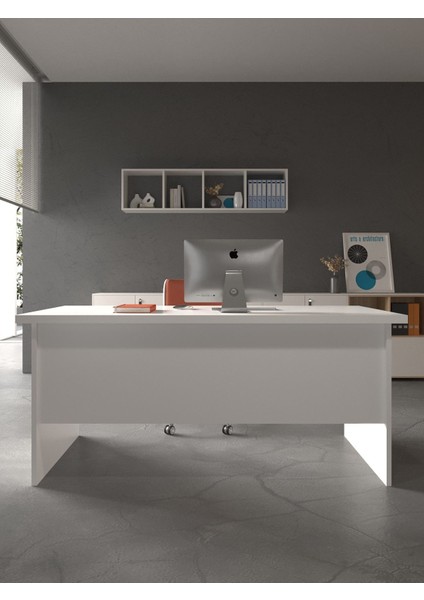 Festival Ofis Masası - OFİS-2-1-1-120 x 90 Beyaz - Beyaz