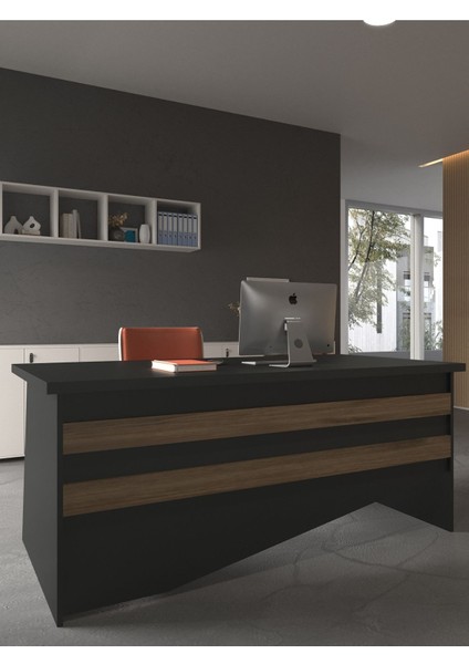 Festival Ofis Masası - OFİS-4-4-2-180X75 Beyaz - Ceviz modelleri