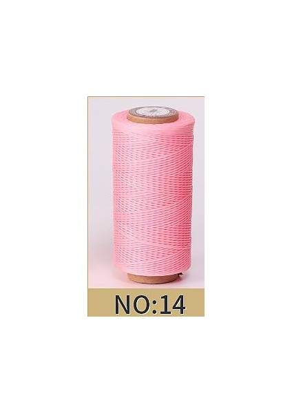 No.14 Tarzı D Hq Kalınlığı Mumlu Iplik Deri Mumlu Kordon Diy El Sanatları Aracı El Dikiş Ipliği Düz Mumlu Dikiş Hattı (Yurt Dışından)