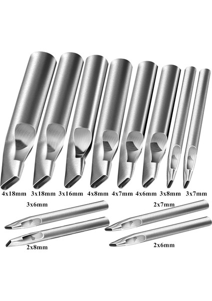 2MMX8MM Tarzı Lmdz Delik Zımba Deri Oval Delik Delme Çelik El Sanatları Içi Boş Delik Delme Deri Araçları Deri Kemer Delik Delme Dıy Araçları (Yurt Dışından) modelleri