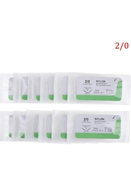 N2 Stili Iğne Dikiş Naylon Monofilament Yaralanmayan Dikiş Tıbbi Cerrahi Dikiş Aracı Için Tıbbi Konu Dikiş (Yurt Dışından)