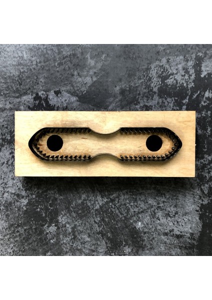 A-23MM Tarzı Dıy Çanta Yapımı Kayış Kesme Kalıp Yaratıcı Deri Şablon El Sanatları Kesme Stencil Pratik Ahşap Delme Kalıp Deri Aracı (Yurt Dışından)