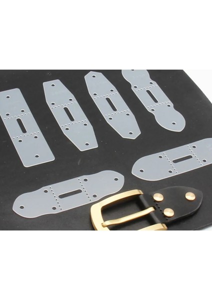 25MM Tarzı Et Pvc Deri Kemer Tokası Kafa Sonu Şablonları Delme Kalıp Stencil Aracı Dıy Deri El Sanatları Aracı (Yurt Dışından) fiyatları