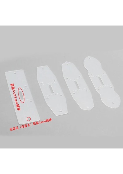 25MM Tarzı Et Pvc Deri Kemer Tokası Kafa Sonu Şablonları Delme Kalıp Stencil Aracı Dıy Deri El Sanatları Aracı (Yurt Dışından) modelleri