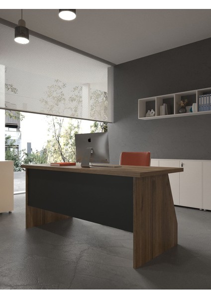 Festival Ofis Masası - OFİS-2-2-4-180X60 Beyaz - Antrasit