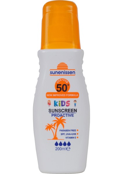 Sunenıssen 50+ Faktör Çocuk Süt 200 ml