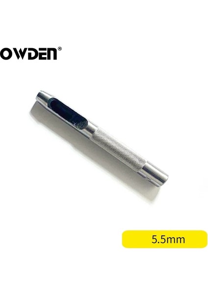5,5 mm Tarzı Owden Deri Delgeç Deri Içi Boş Yumruk Leathercraft Yuvarlak Delik Delme Seti Deri Araçları Deri Kemer Delik Delme (Yurt Dışından)