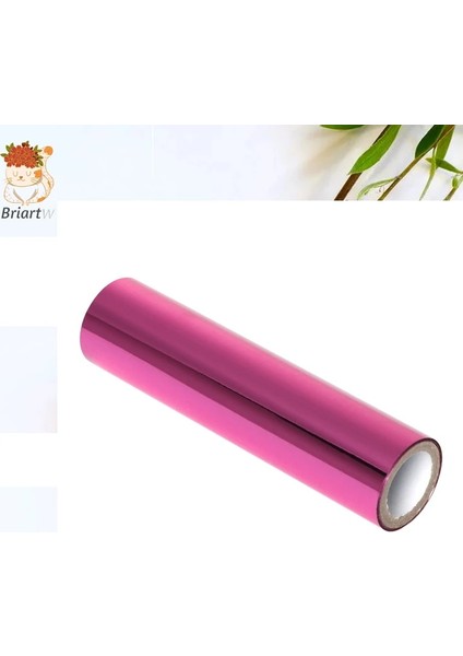 Pembe Tarzı Briartw 5 Metre x 1 Rulo Gümüş Isı Aktif Folyo Sıcak Folyo Ruloları Sıcak Damgalama Folyo Kağıt Holografik Isı Transferi Dıy El Sanatları (Yurt Dışından)