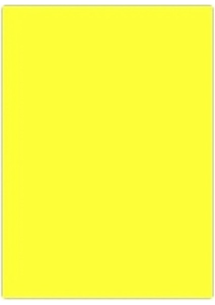 Fosforlu Fon Kartonu 50X70 Sarı Rulo Şeklinde - 2 Adet