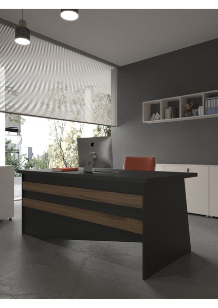 Festival Ofis Masası - OFİS-4-4-2-180X60 Beyaz - Ceviz