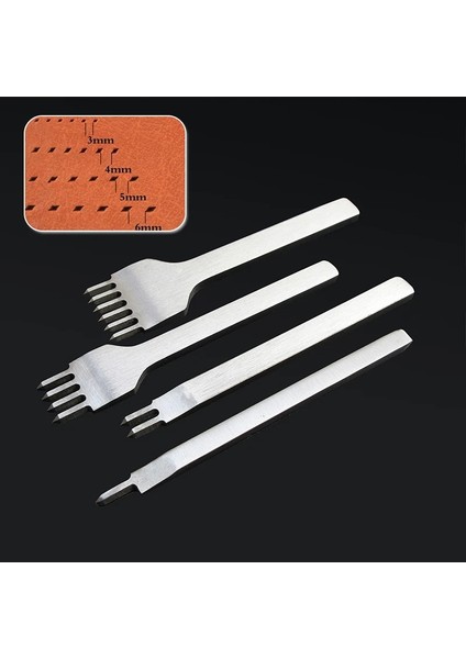 B Tarzı Prong mm Aralığı Yumruk Aracı Deri Delik Zımba Bağlama Dikiş Dikiş Dıy Deri El Sanatları Araçları (Yurt Dışından) modelleri