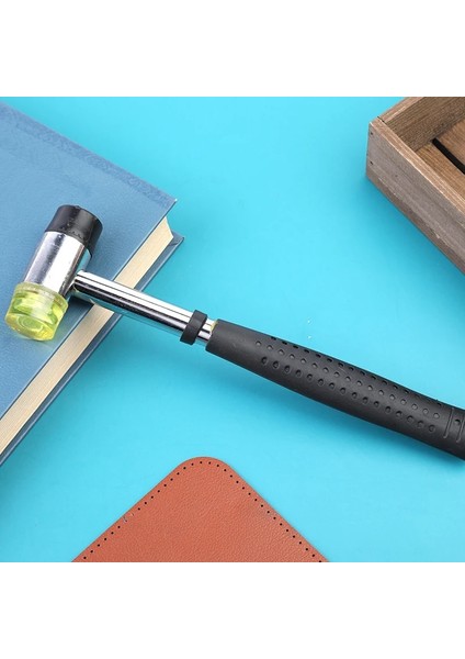 7mm Tarzı Shwakk Yuvarlak Karbon Çelik Deri El Sanatları Shank Içi Boş Delik Deri Kemer Bandı Conta Araçları Kauçuk Çekiç (Yurt Dışından) fırsatları