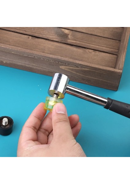 7mm Tarzı Shwakk Yuvarlak Karbon Çelik Deri El Sanatları Shank Içi Boş Delik Deri Kemer Bandı Conta Araçları Kauçuk Çekiç (Yurt Dışından) indirimleri