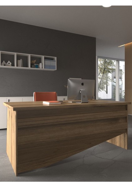 Festival Ofis Masası - OFİS-4-2-2-160X90 Beyaz - Ceviz modelleri