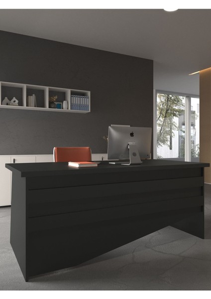 Festival Ofis Masası - OFİS-4-4-4-120 x 75 Beyaz - Antrasit