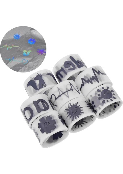 ZA00VLH001-02 Tarzı Chzimade cm Lazer Yansıtıcı Etiket Bantları Isı Transferi Sıcak Damgalama Folyo Vinil Film Dıy Demir On Kumaş Konfeksiyon (Yurt Dışından) indirimleri