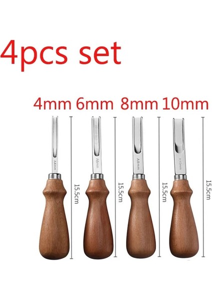 8mm Tarzı mm Deri Bıçak El Sanatları Kenar Beveler Paslanmaz Çelik Skiving Bıçak Taşınabilir El Kesme Aletleri Ahşap Saplı Sanat Malzemeleri (Yurt Dışından) indirimleri