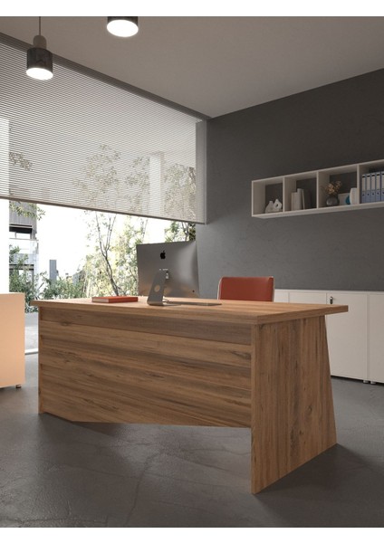 Festival Ofis Masası - OFİS-4-6-6-120X90 Beyaz - Çam