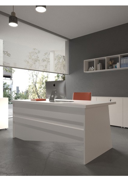 Festival Ofis Masası - OFİS-4-1-1-120 x 75 Beyaz - Beyaz