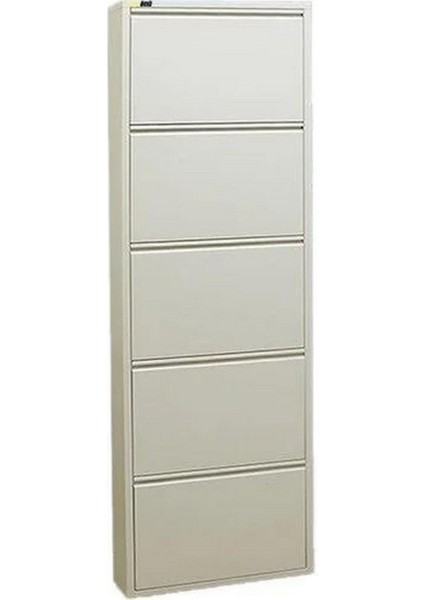 Krem Beşli Ayakkabılık (DC-074-KR)